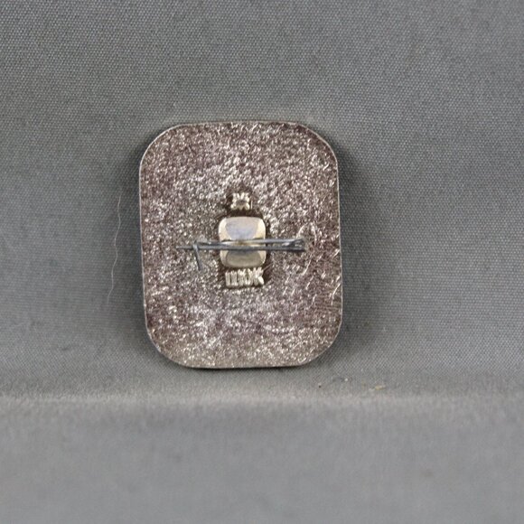 Vintage Hockey Pin - 1973 World Championships Official Logo - Stamped Pin - Picture 2 of 3